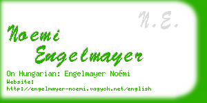 noemi engelmayer business card